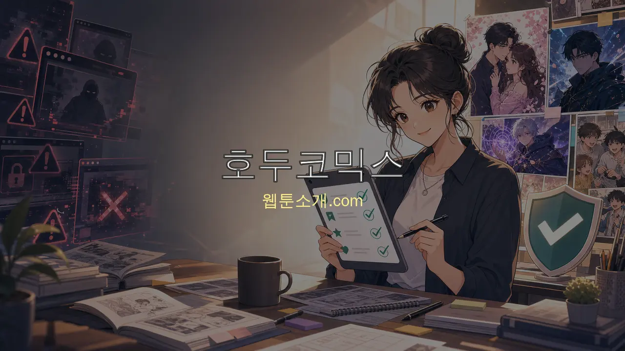 웹툰소개.com 호두코믹스 대체 사이트 주의사항 썸네일