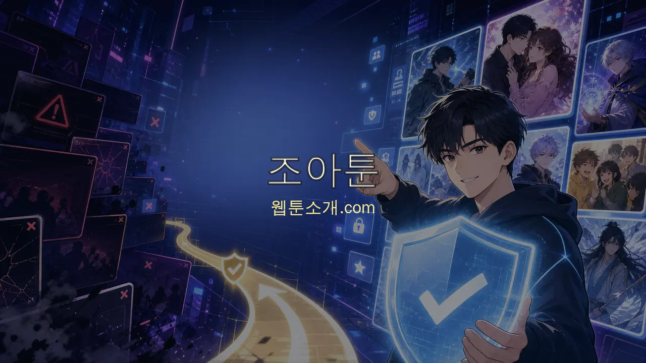 웹툰소개.com 조아툰 대체 사이트 주의사항 썸네일