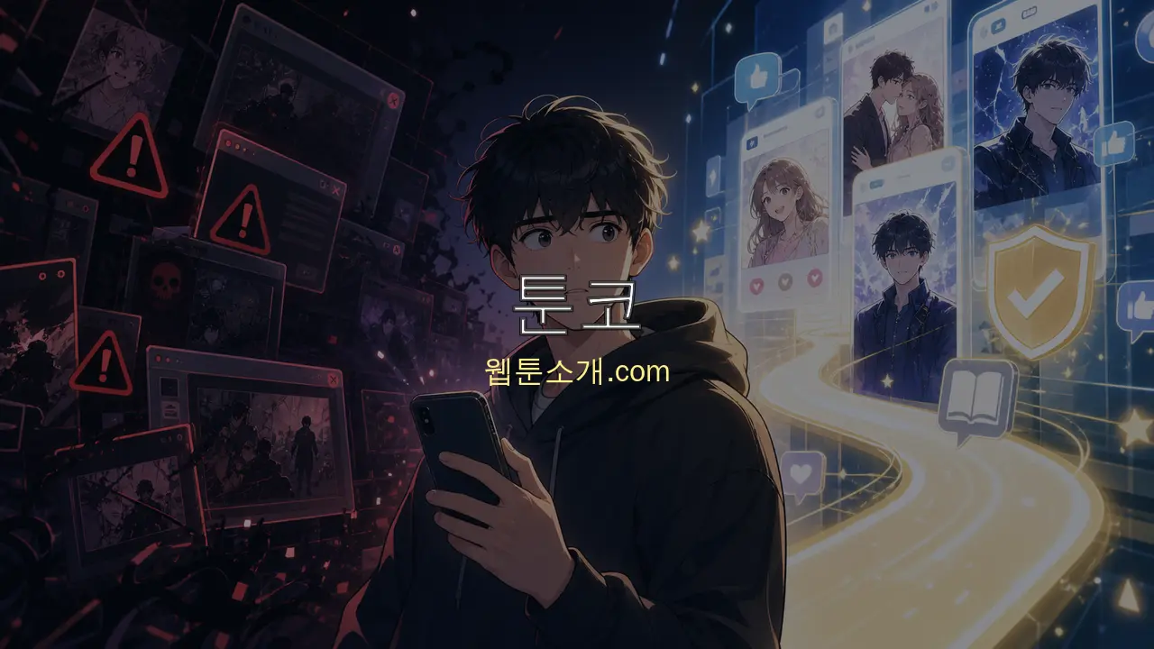 웹툰소개.com 툰코 대체 사이트 주의사항 썸네일