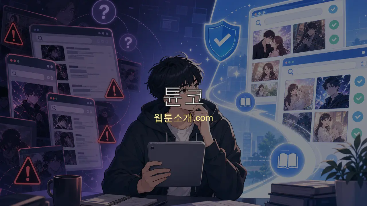 웹툰소개.com 튠코 대체 사이트 주의사항 썸네일