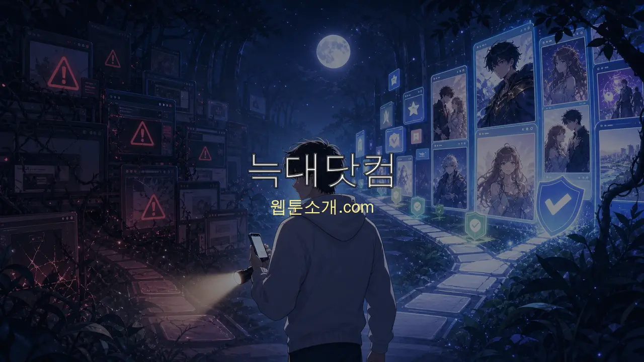 웹툰소개.com 늑대닷컴 대체 사이트 주의사항 썸네일